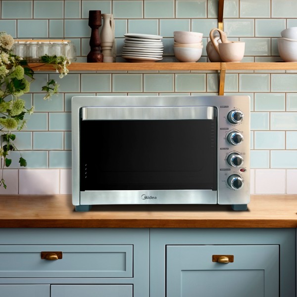 Horno Eléctrico Midea 38 L. Silver