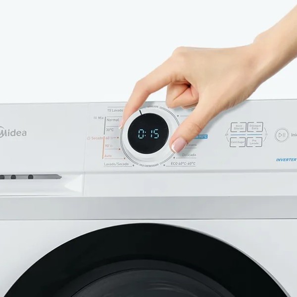 Lavasecarropas Midea DE 10/7 KG.  INVERTER