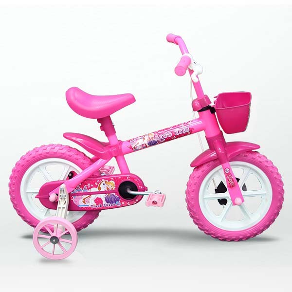 Bicicleta Track Infantil Arco Iris Aro 12" P/ nenas