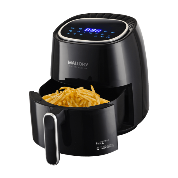 Freidora Mallory Digital 5.5 L. 1.500 W.