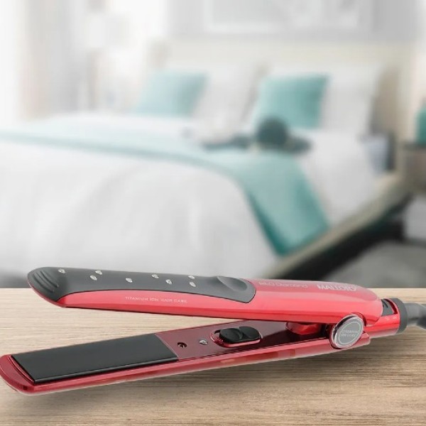 Plancha de Cabello Mallory Red Diamond