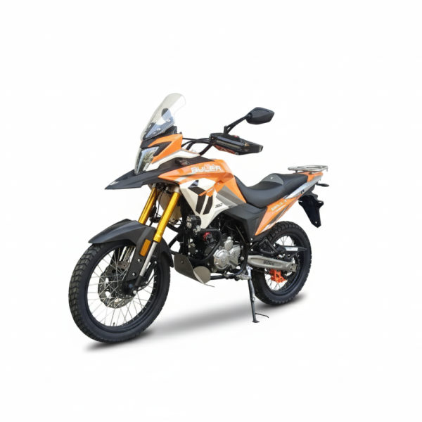 Motocicleta Buler Rally 250 cc Blanco / Naranja
