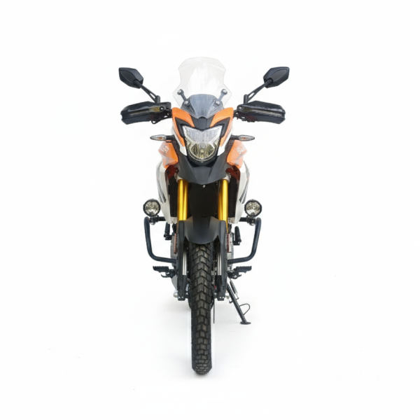 Motocicleta Buler Rally 250 cc Blanco / Naranja