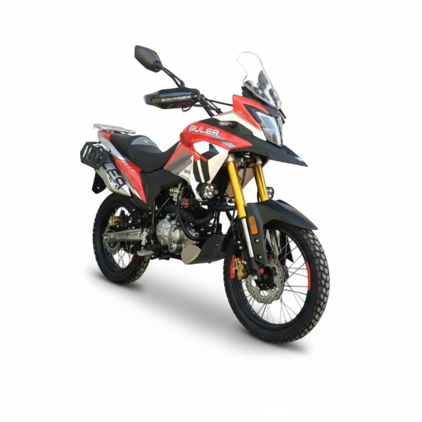 Motocicleta Buler Rally 250 cc Blanco / Rojo