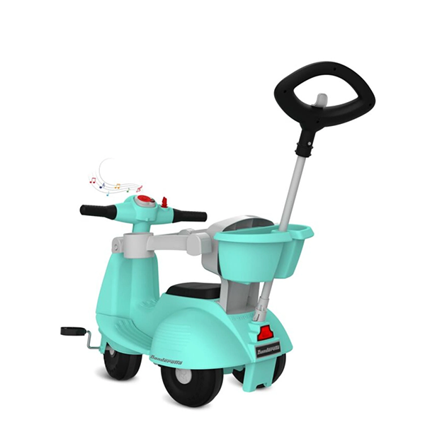 Triciclo Banderetta Paseo y Pedeal Verde