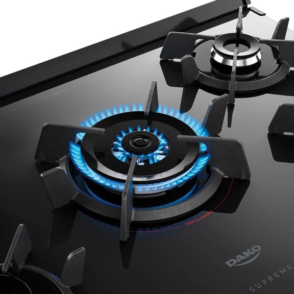 COCINA SUPREME GLASS TITANIUM 5 Hr. Mv. Ee. Luz