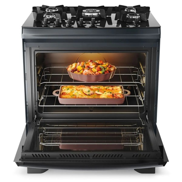 COCINA SUPREME GLASS TITANIUM 5 Hr. Mv. Ee. Luz