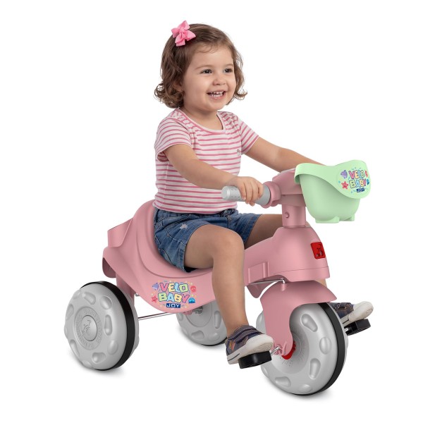 Velobaby Joy Passeio & Pedal Rosa